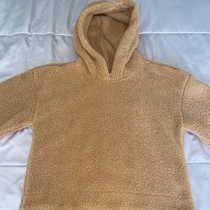 Abercrombie & Fitch Cropped Teddy Sweater